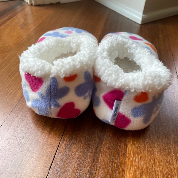 Snoozies Sz S (5-6) Non Slip Soft Fleece Slippers - Picture 4 of 8